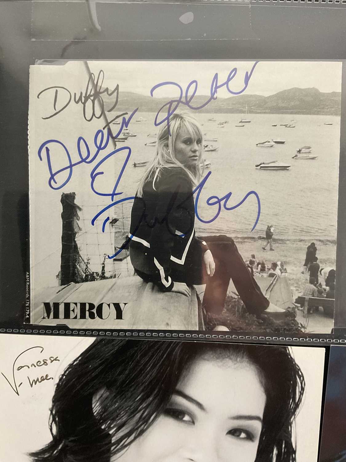 A group of autographs on mixed media by female musicians comprising of STEVIE NICKS, DUFFY, - Image 4 of 6