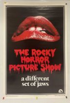 A one-sheet commercial poster for THE ROCKY HORROR PICTURE SHOW (1975), rolled.