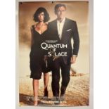 QUANTUM OF SOLACE (2008) UK one sheet, matte finish, Daniel Craig's eyes touched up in blue with