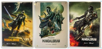 THE MANDALORIAN (2023) season 3 set of 3 US one sheets, advance, teaser and regular style, double-