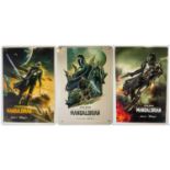 THE MANDALORIAN (2023) season 3 set of 3 US one sheets, advance, teaser and regular style, double-