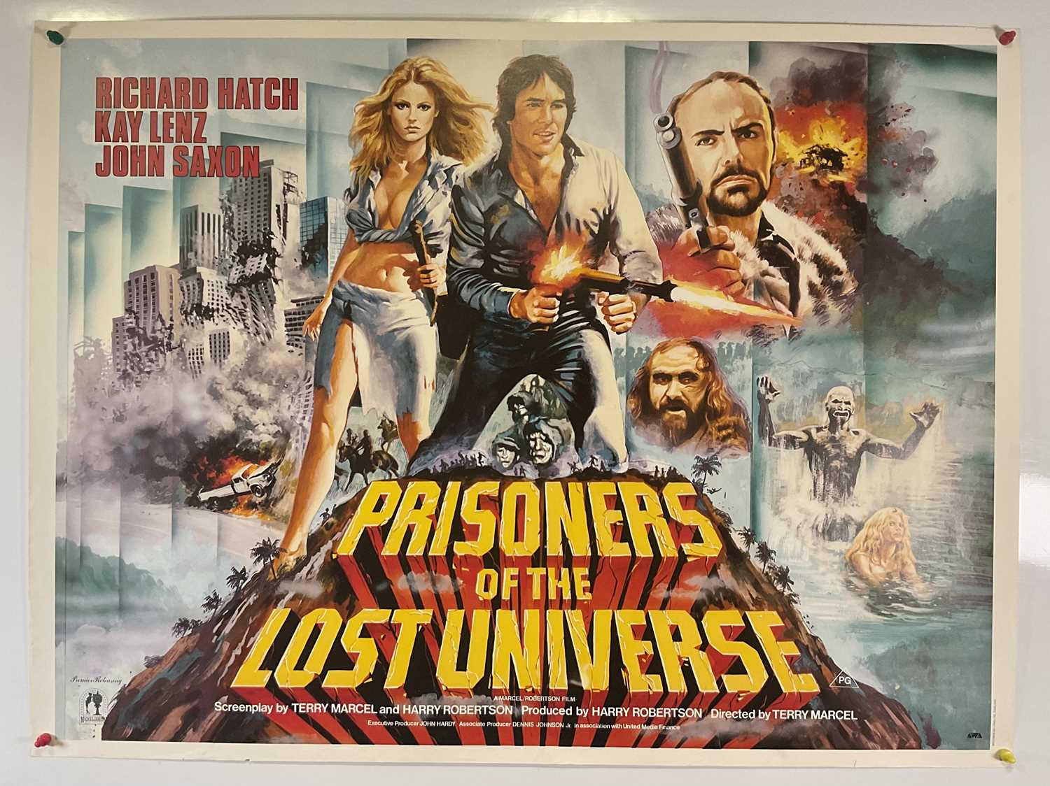 PRISONERS OF THE LOST UNIVERSE (1984) UK Quad film poster, rolled.
