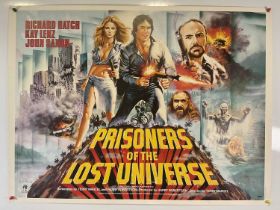 PRISONERS OF THE LOST UNIVERSE (1984) UK Quad film poster, rolled.