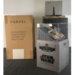 A pair of STAR WARS drones by Propel to include A Speeder Bike SW-1983-CX drone, boxed, unopened