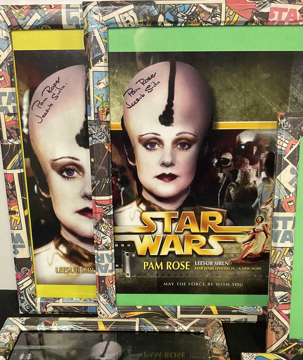 A group of Star Wars related autographs to include DAVE PROWSE (Darth Vader), MICHAEL HENRY - Image 3 of 5