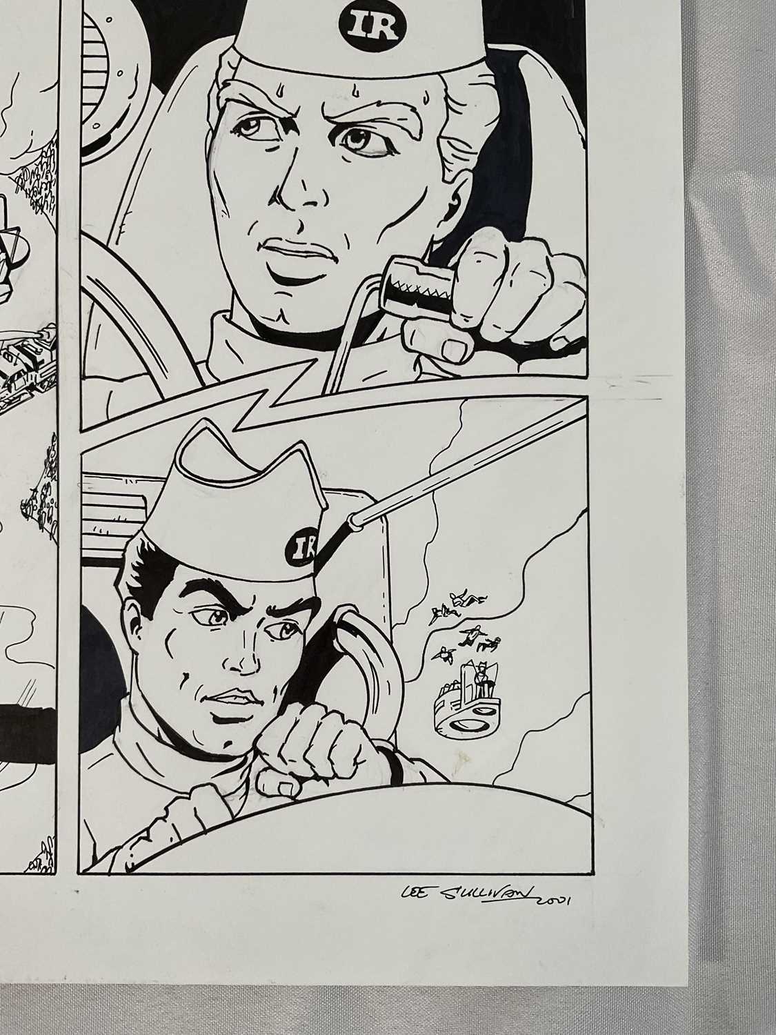Original Comic Book artwork - Lee Sullivan artwork for an issue of Gerry Anderson's THUNDERBIRDS, c. - Image 2 of 3