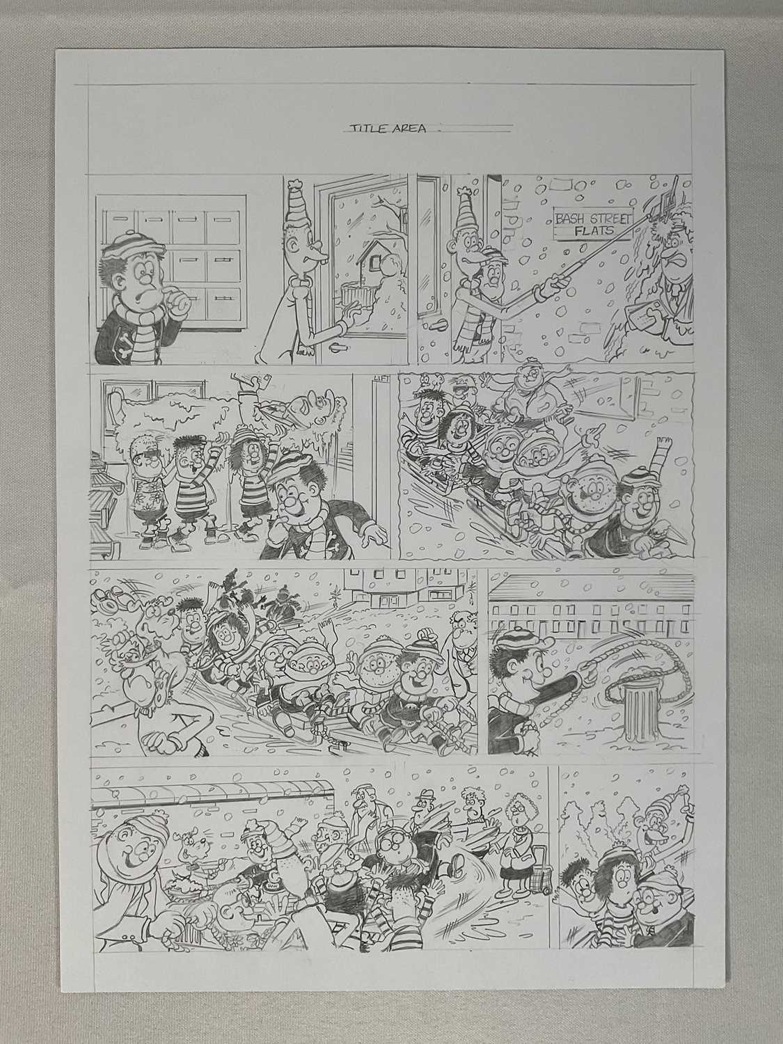 Original Comic Book artwork - 2 pages of original artwork by MYCHAILO KAZYBRID from BEANO issue 3865 - Image 5 of 5
