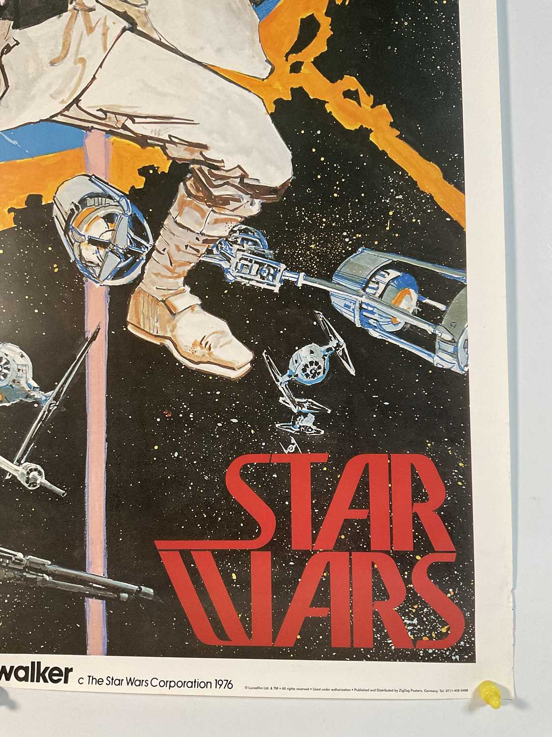 STAR WARS EPISODE IV: A NEW HOPE (1977), A 1990s German commercial print of the HOWARD CHAYKIN - Image 4 of 7