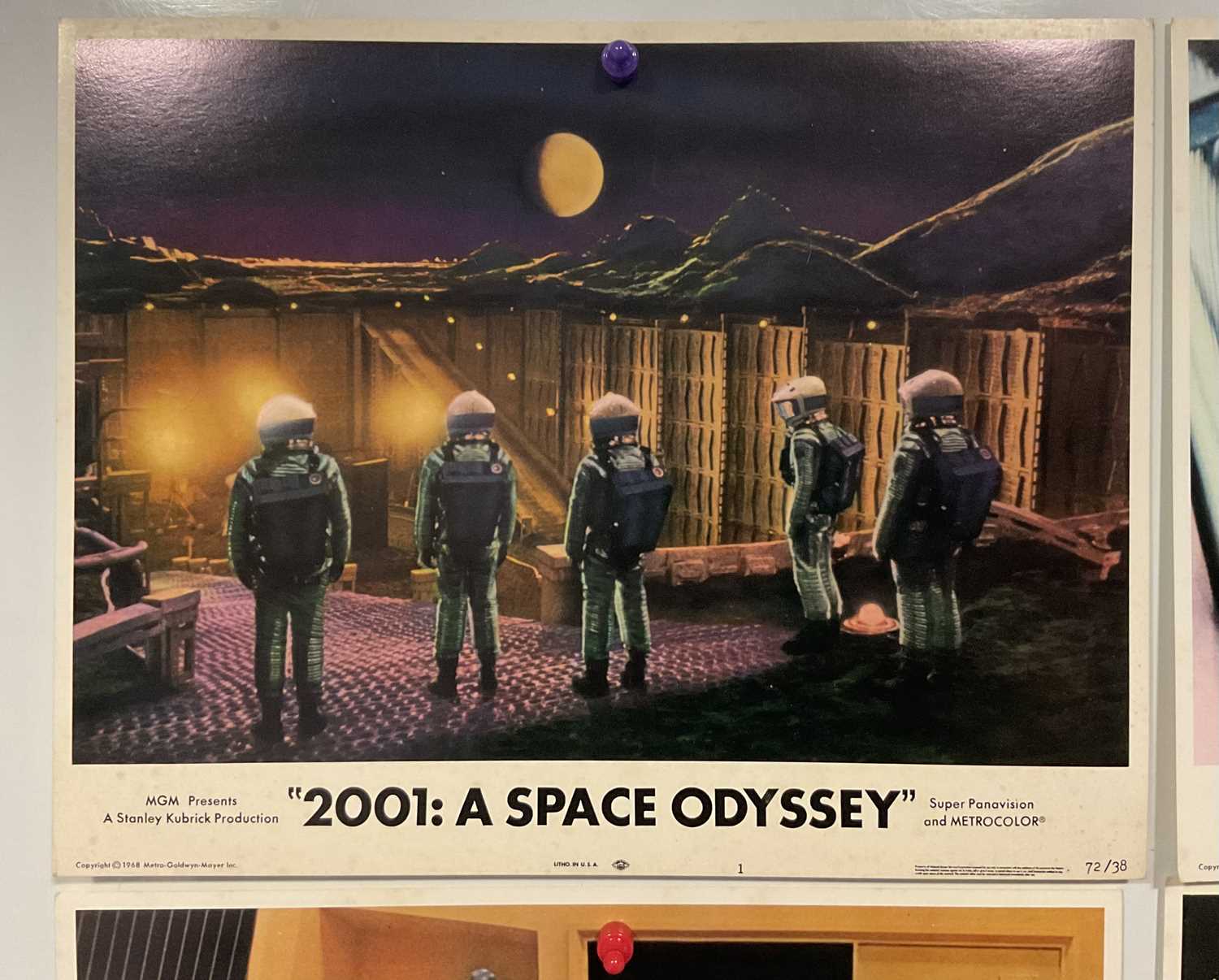 A set of 8 lobby cards for the 1972 re-release of 2001: A SPACE ODYSSEY (1968). (8) - Image 2 of 9