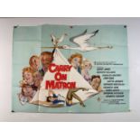 CARRY ON MATRON (1972) UK Quad film poster, folded.