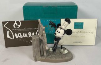 A Walt Disney classic collection ceramic figurine of MICKEY MOUSE, 'Mickey's Debut', from Walt
