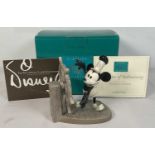 A Walt Disney classic collection ceramic figurine of MICKEY MOUSE, 'Mickey's Debut', from Walt