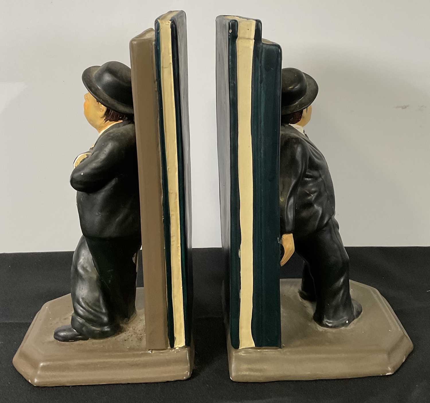 A pair of LAUREL AND HARDY bookends, approx 26cm. - Image 2 of 3