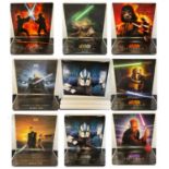 STAR WARS - A group of 8 large format bus stop posters (48" x 70") comprising of 6 character posters