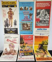 A group of War and Western Australian Daybills comprising of THE OUTSIDER (1961), NO MAN IS AN
