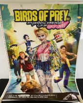 BIRDS OF PREY (2020) HMV Bus Stop poster, 60" x 40" for the DC movie starring Margot Robbie as