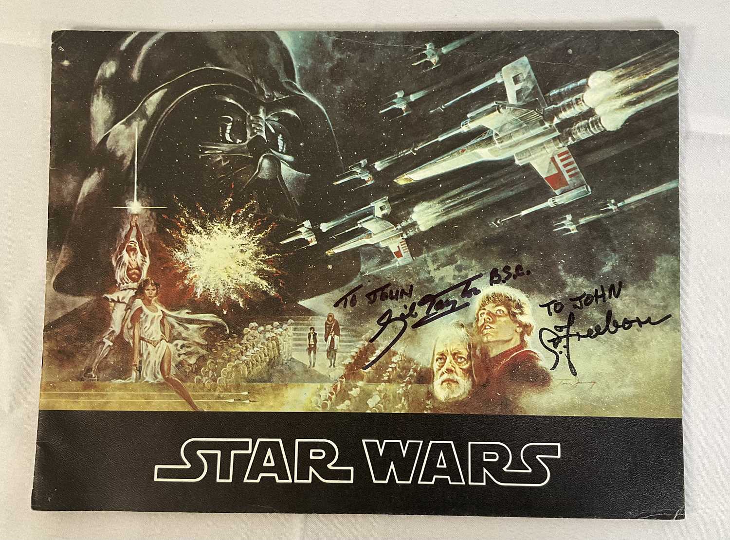 A group of autographed movie souvenir program books to include STAR WARS EPISODE IV: A NEW HOPE ( - Image 3 of 5