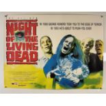 NIGHT OF THE LIVING DEAD (1993) UK Quad film poster, rolled