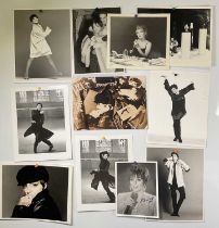 FROM THE ESTATE OF LIZA MINELLI - A group of 9 oversize portrait photographs and a signed
