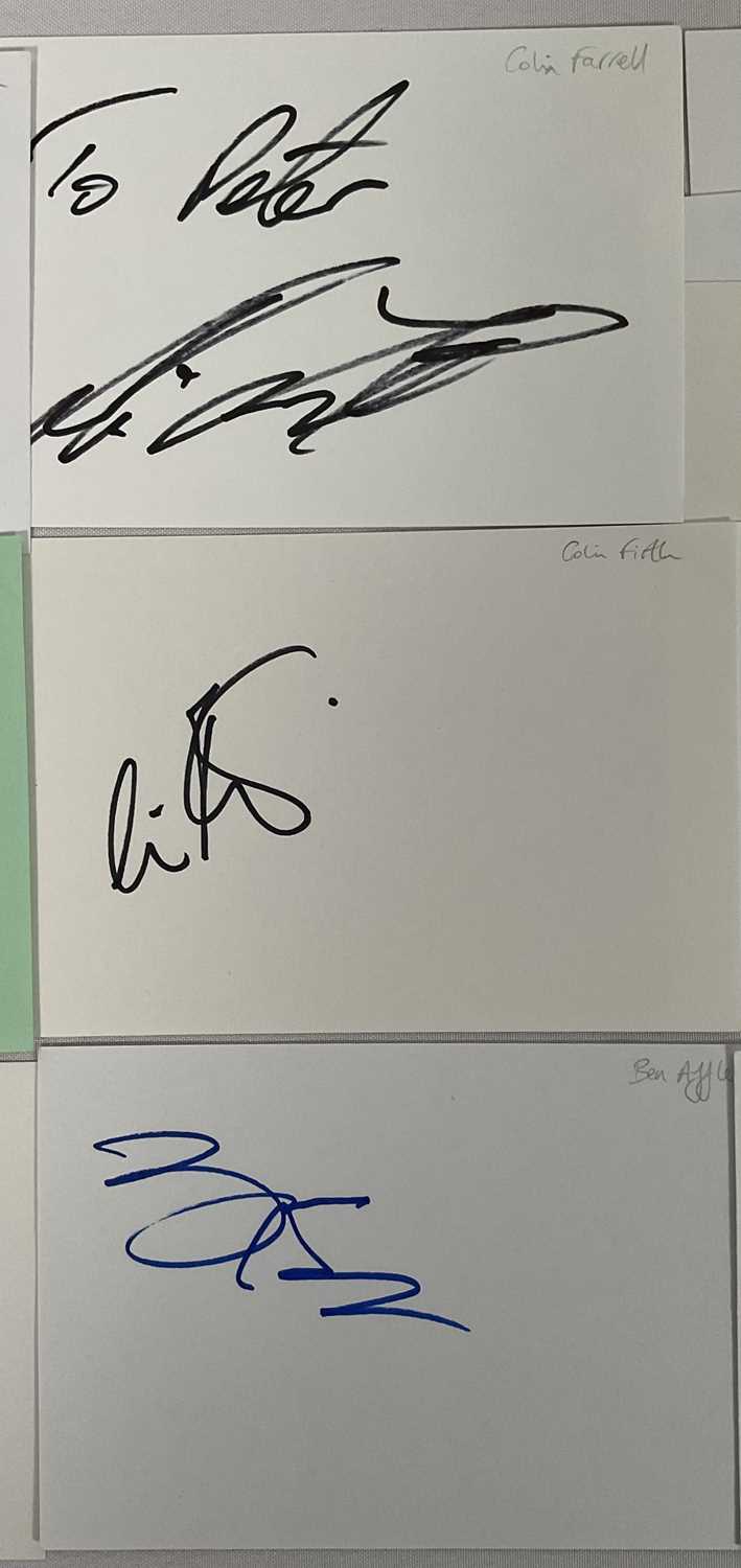 A group of autograph cards signed by Hollywood A-listers to include BEN AFFLECK, CASEY AFFLECK, MATT - Image 5 of 6