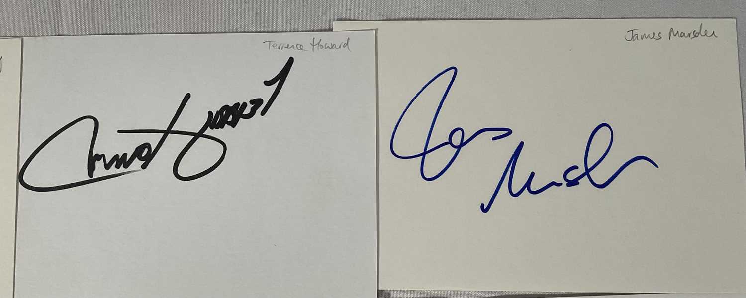A group of autograph cards signed by actors who have appeared in Marvel movies comprising of PAUL - Image 4 of 6