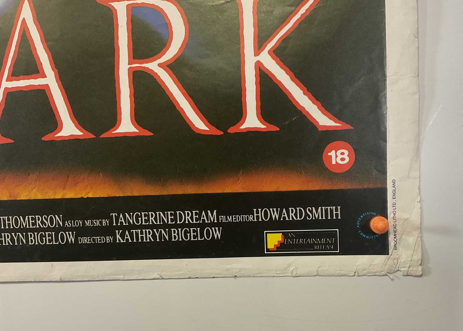 NEAR DARK (1987) UK Quad film poster, Kathryn Bigelow vampire horror, rolled - Image 5 of 6