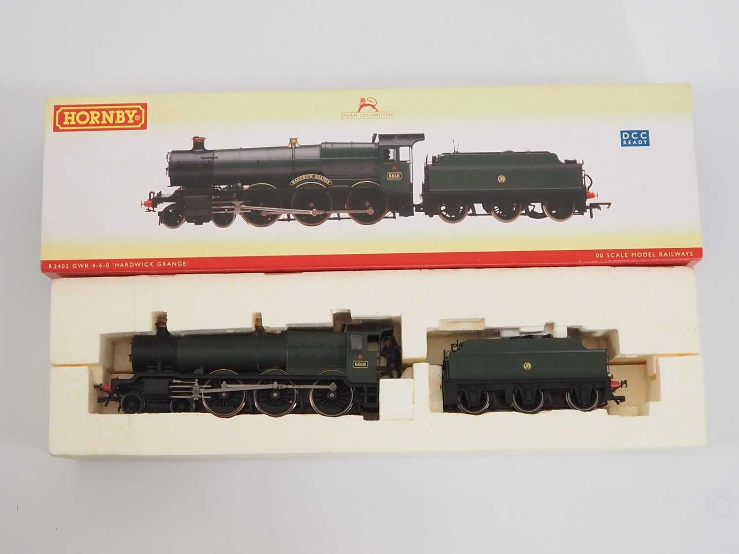 A pair of HORNBY (China) OO gauge steam locomotives in Great Western livery comprising 'Hardwick - Image 3 of 4