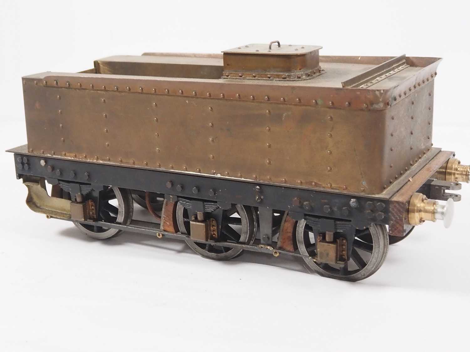 A 3.5 inch gauge live steam scratch built LNWR 'Teutonic' Compound 2-4-0 steam locomotive in LNWR - Image 12 of 13