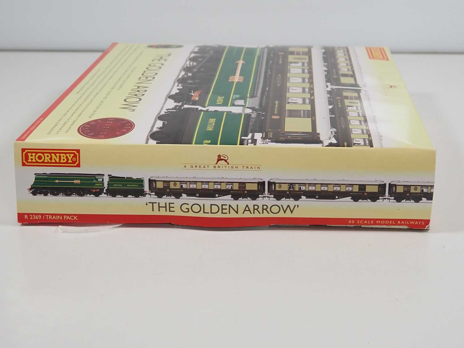 A HORNBY OO gauge R2369 'The Golden Arrow' train pack, one smoke deflector detached from loco but - Image 6 of 6