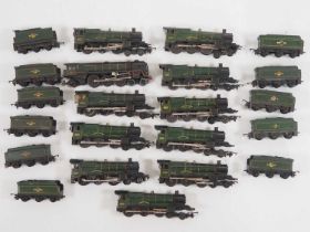 A group of unboxed TRI-ANG TT gauge steam locomotives comprising 7x 'Windsor Castle', 3x 'Tintagel