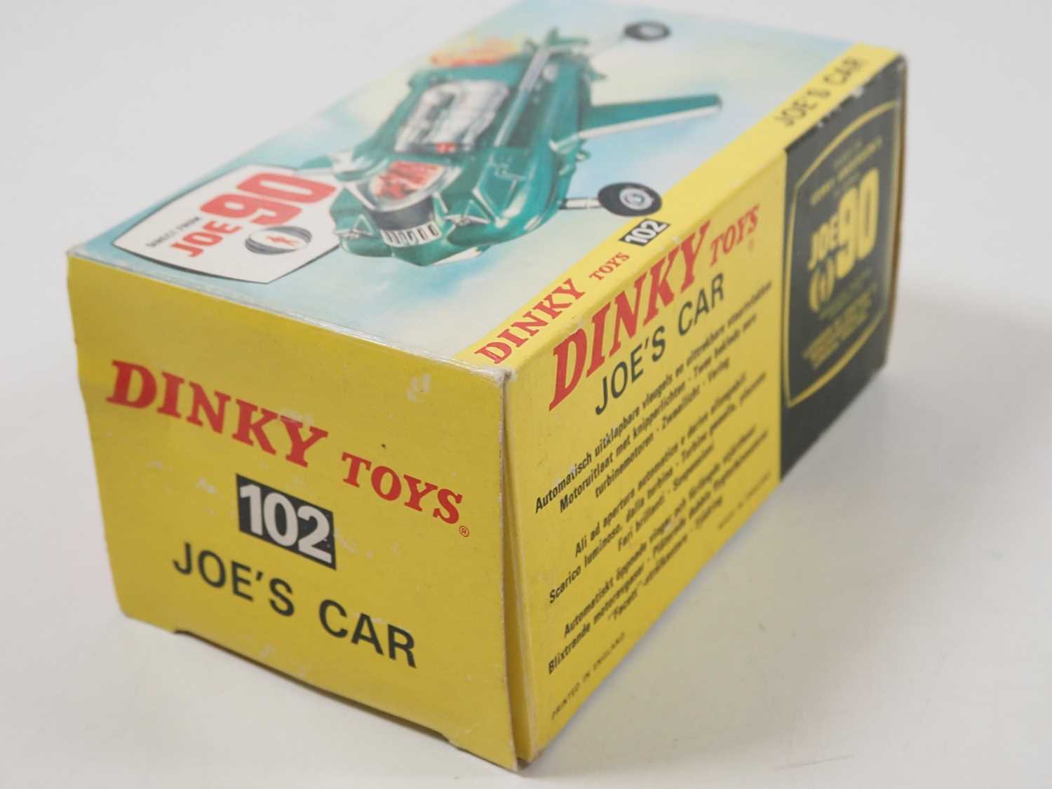 A DINKY 102 diecast 'Gerry Anderson's Joe 90' Joe's Car in metallic blue with blue/white fold out - Image 7 of 9