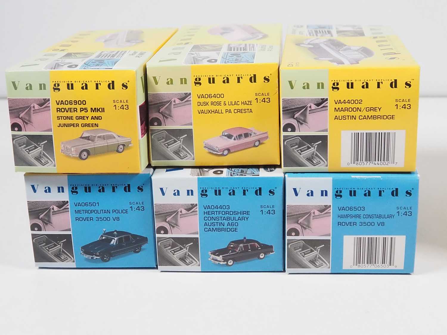 A group of VANGUARDS by LLEDO 1:43 scale diecast cars, all appear complete as new - VG/E in VG boxes - Image 2 of 3