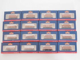 A group of BACHMANN boxed OO gauge wagons mostly BR standard types - VG/E in VG boxes (16)