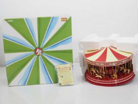 A CORGI 1:50 scale CC20402 Carters Steam Galloper model carousel with horses - limited edition