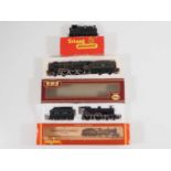 A group of OO gauge steam locomotives by HORNBY, AIRFIX and TRI-ANG, all in BR livery - G/VG in F/