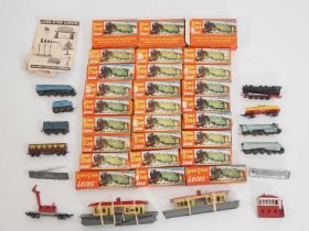 A large quantity of LONE STAR OOO (N) gauge cast metal locomotives and coaches, mostly in original