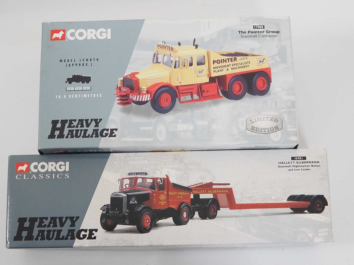 A group of CORGI 1:50 scale diecast 'Heavy Haulage' series lorries - VG/E in VG boxes (4) - Bild 2 aus 4