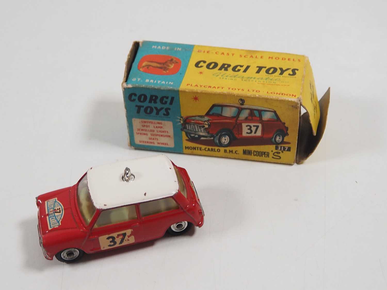 A group of CORGI diecast cars comprising 215S (one tyre missing), 317 and 341(one wheel missing) - - Image 2 of 9