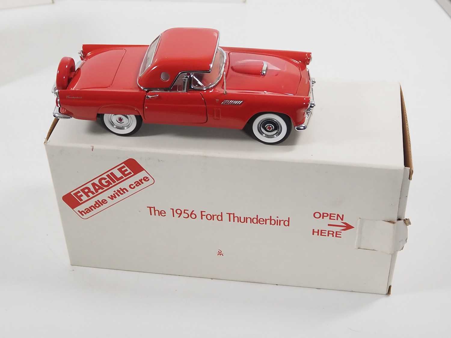 A group of 1:24 scale DANBURY MINT diecast cars to include a 1957 Chevrolet Bel Air and a Ferrari - Image 2 of 7