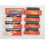 A TRI-ANG OO gauge Blue Pullman 4 car set together with a Suburban EMU 4 car set, all individually