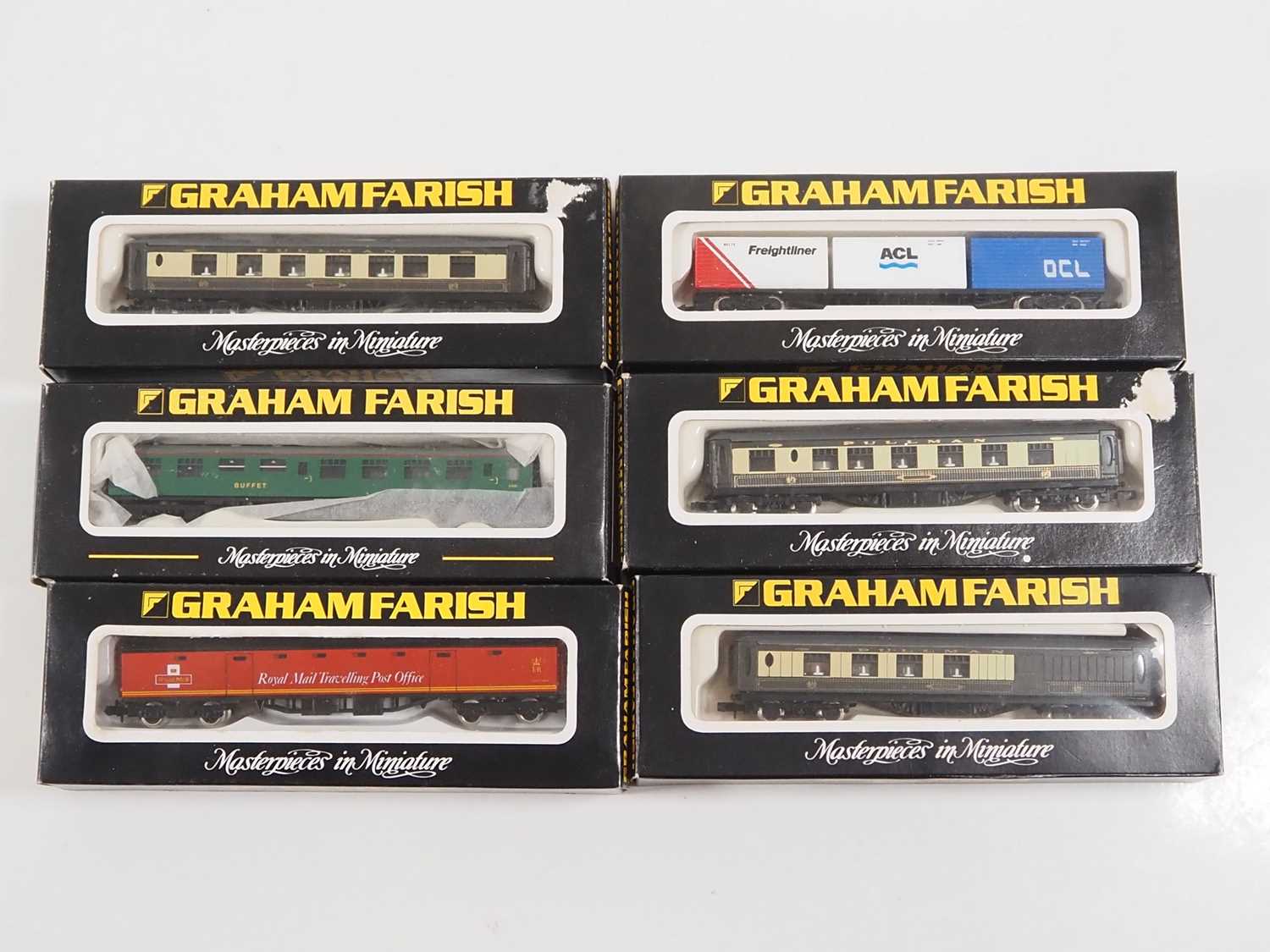 A FARISH N gauge 3 car class 101 DMU in blue/grey livery together with a selection of other FARISH - Image 3 of 4