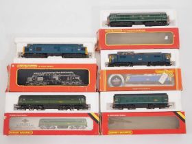 A group of HORNBY OO gauge diesel and electric locomotives - G/VG in F/G boxes (5)