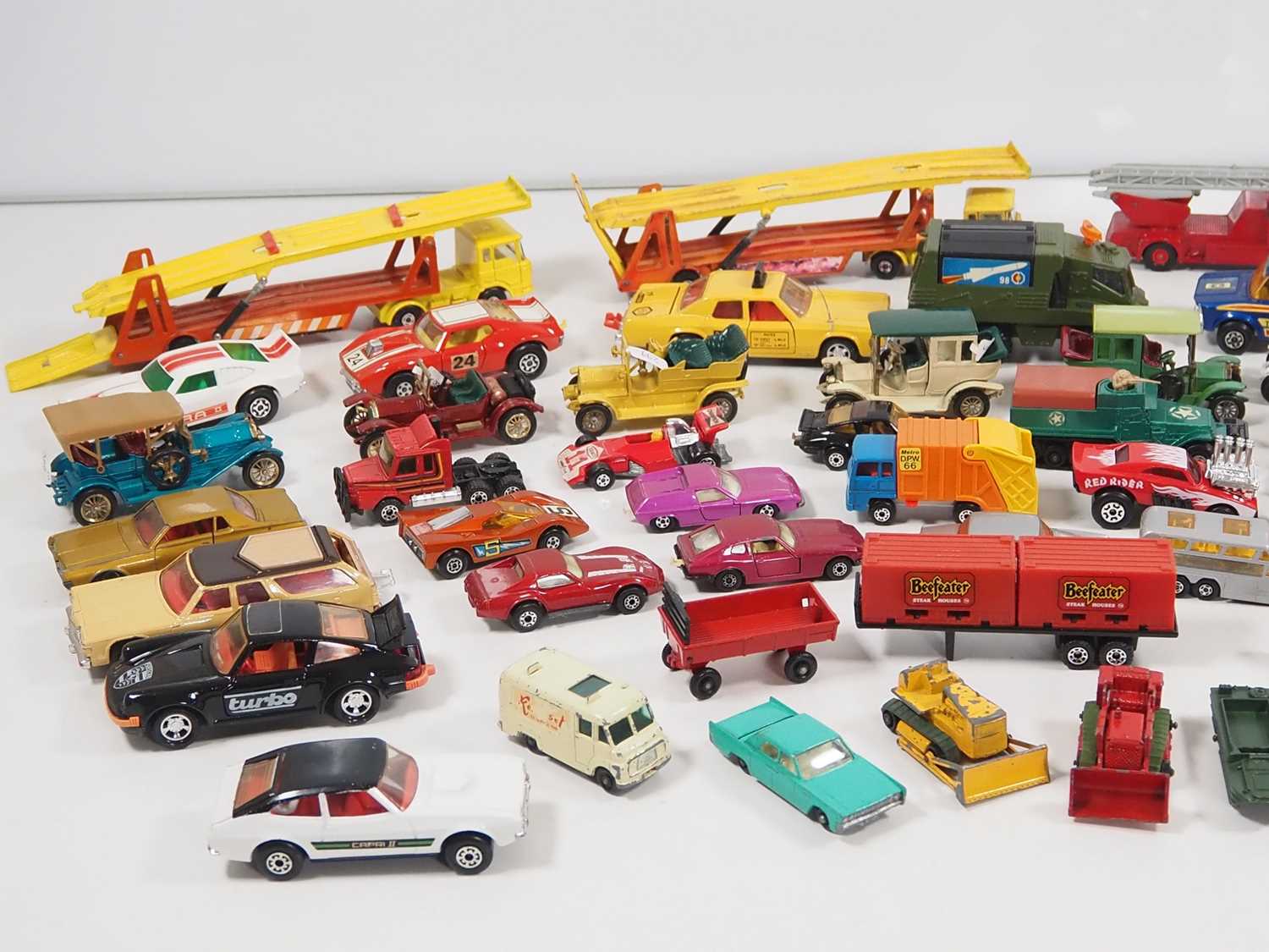 A large quantity of unboxed vintage diecast vehicles mainly by MATCHBOX - generally G unboxed (Q) - Image 3 of 3