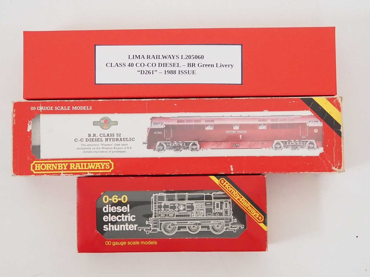 A pair of HORNBY OO gauge diesel locomotives comprising a class 08 and class 52 together with an - Image 8 of 9