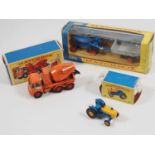A group of MATCHBOX and MATCHBOX KINGSIZE diecast vehicles comprising 2 x tractors and a cement