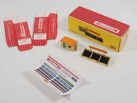 A HORNBY DUBLO 'Neverwazza' OO gauge HD5CM Coal Merchant's Accessory Set, together with a pair of