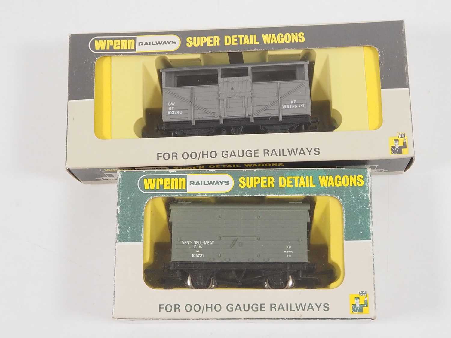 A group of rarer WRENN wagons comprising: W4630A, W5068, W5073 and W5089 - VG in G/VG boxes (4) - Image 3 of 4