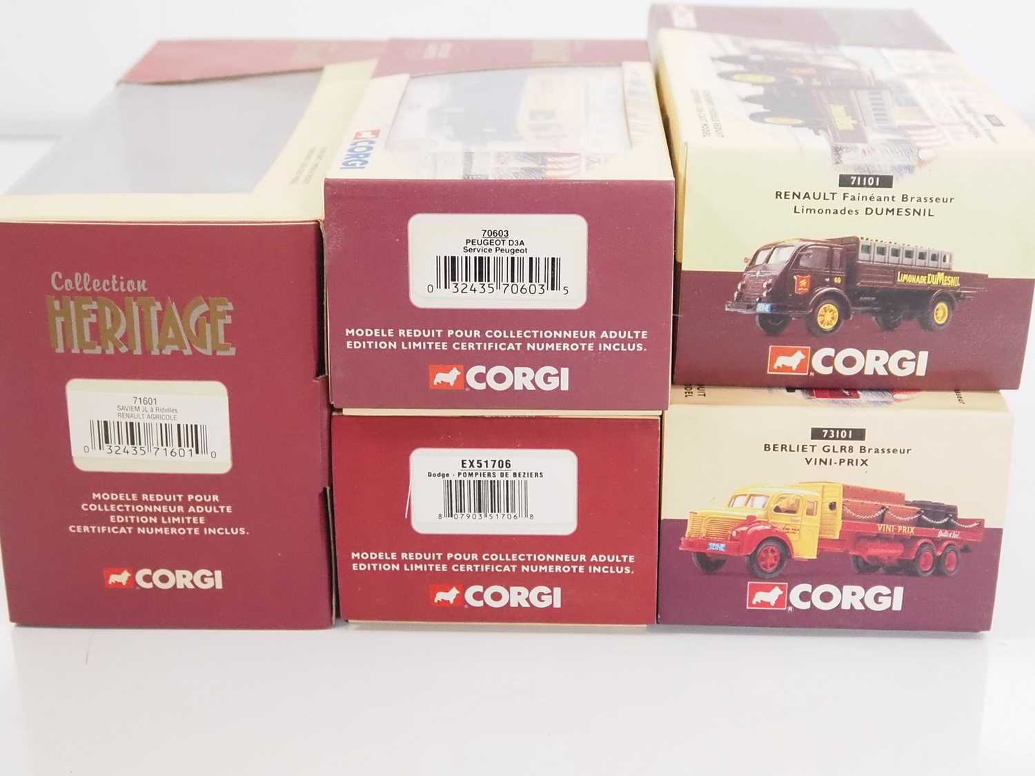 A large group of CORGI CLASSICS French issue 1:50 scale diecast lorries from the Collection Heritage - Image 4 of 4