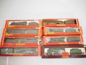 A group of HORNBY OO gauge steam locomotives, all in Big Four liveries - G/VG in P/G boxes (8)