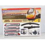 A HORNBY R1134 OO gauge 'Virgin Trains Pendolino' train set comprising a 4-car train and track,